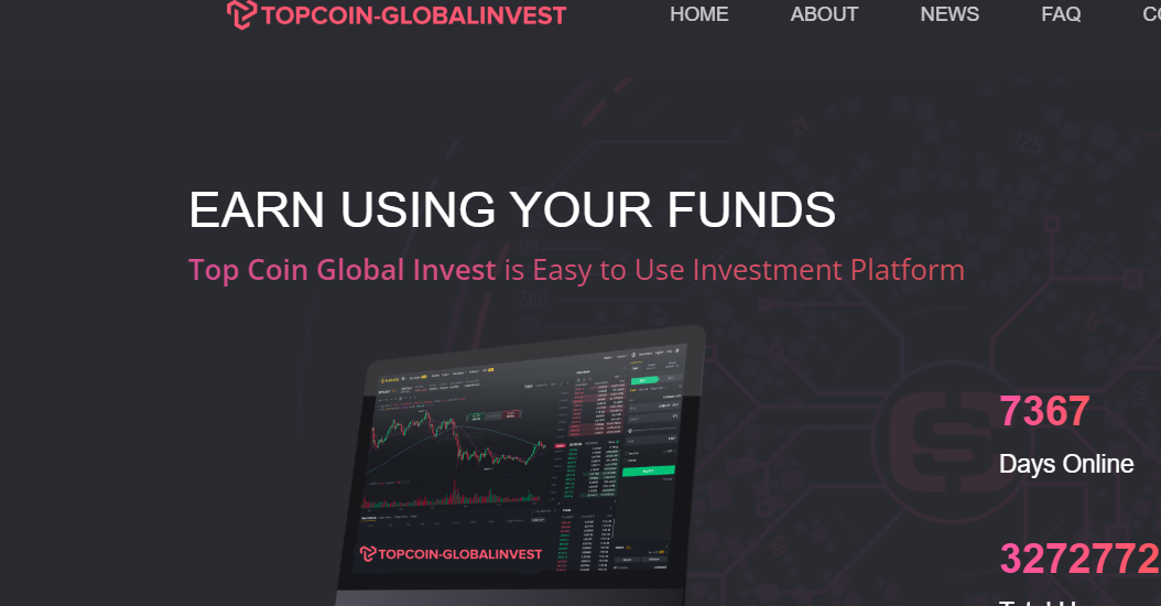 Rising Tide Of Fraud On Topcoin-globalinvest.live