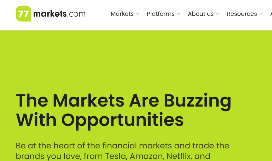 Overview Of 77markets.com Scam