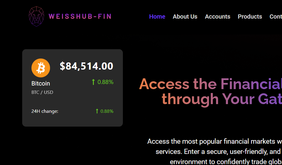 Weisshub-fin.com – A New Crypto Scam Platform