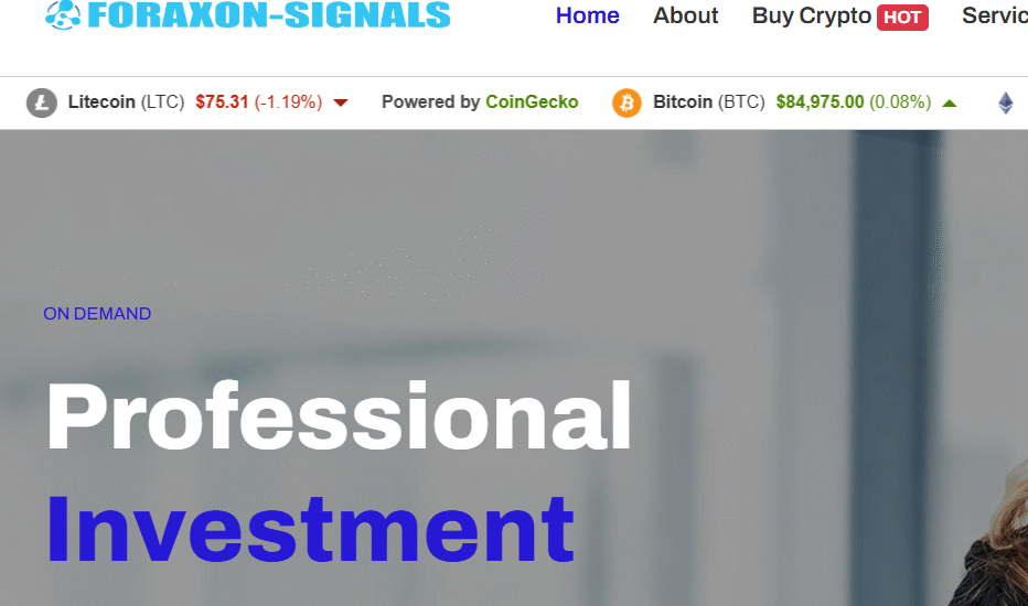 Foraxontradesignals.live Scam Exposed