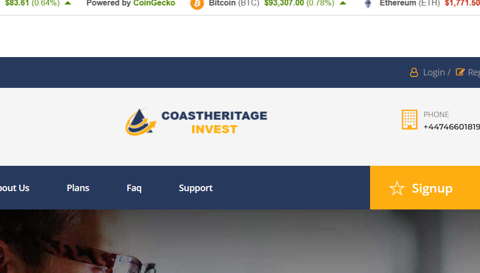 Coastheritage-invests.com Scam Analysis