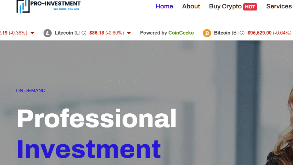 Account.pro-investment.biz Scam Analysis