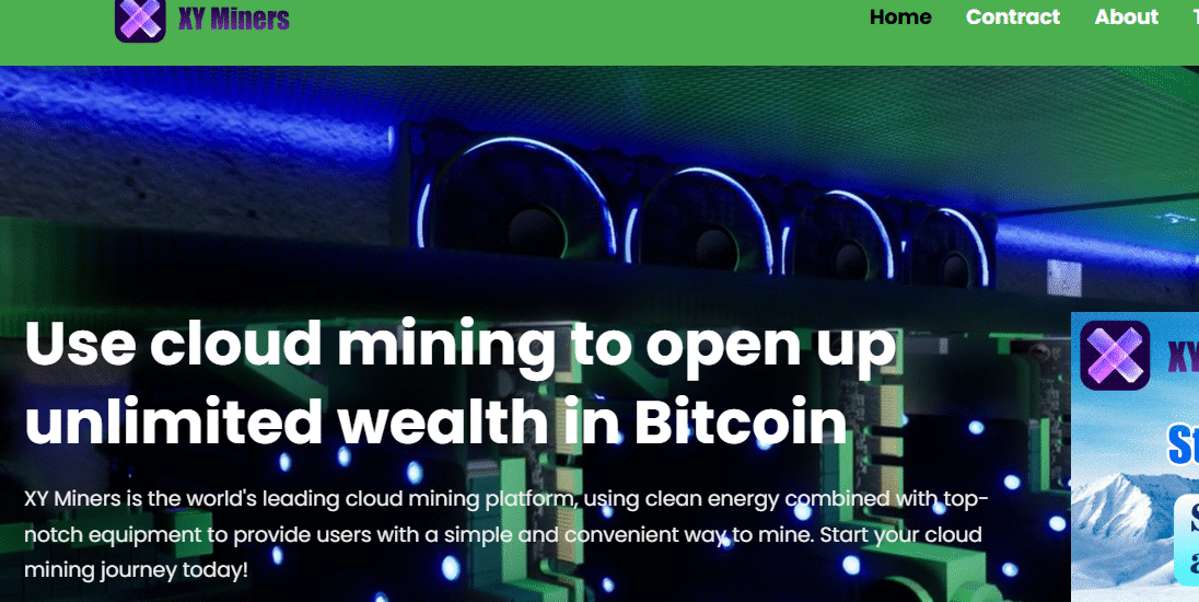 Xyminers.cc - Cloud Mining Scam Uncovered