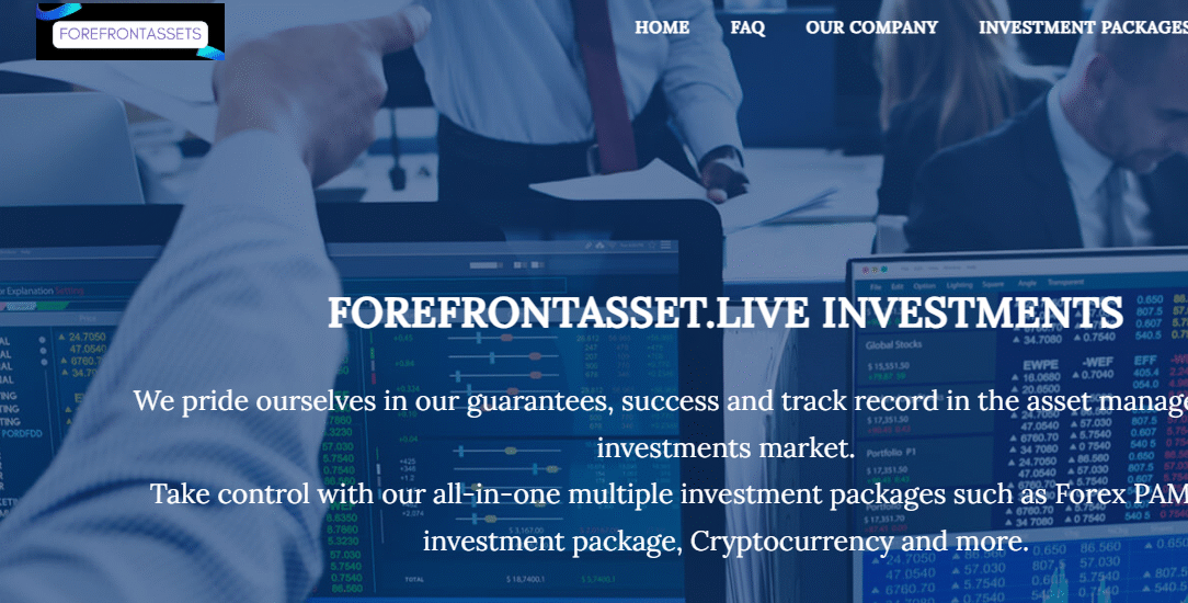 Forefrontasset.live Detailed Scam Review