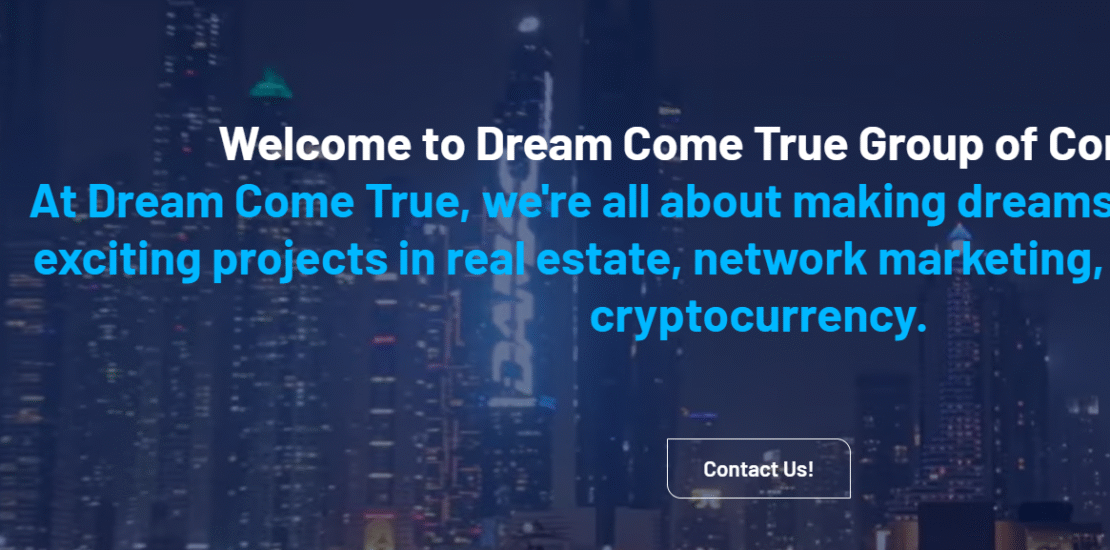 Dreamcometrue.ai - Crypto Investment Scam