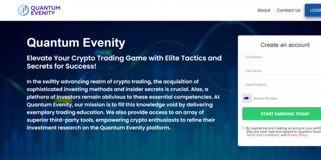 Quantumevenity.co.uk – Crypto Trading Scam