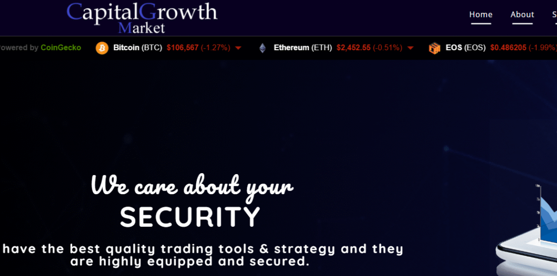 Capitalgrowthmarket.com Concise Scam Review