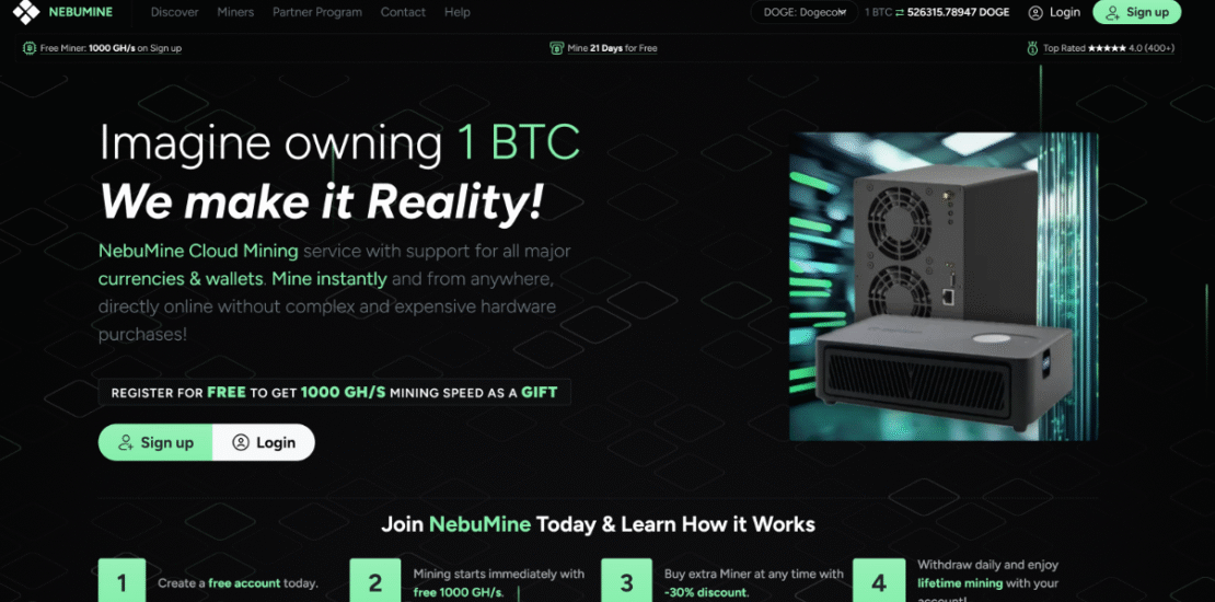 Nebu.to – Bitcoin Mining Scam