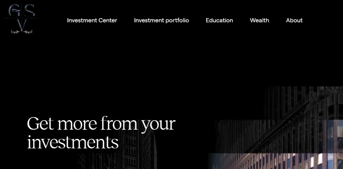 Gsvcapitalassets.com - Unregulated Scam Broker