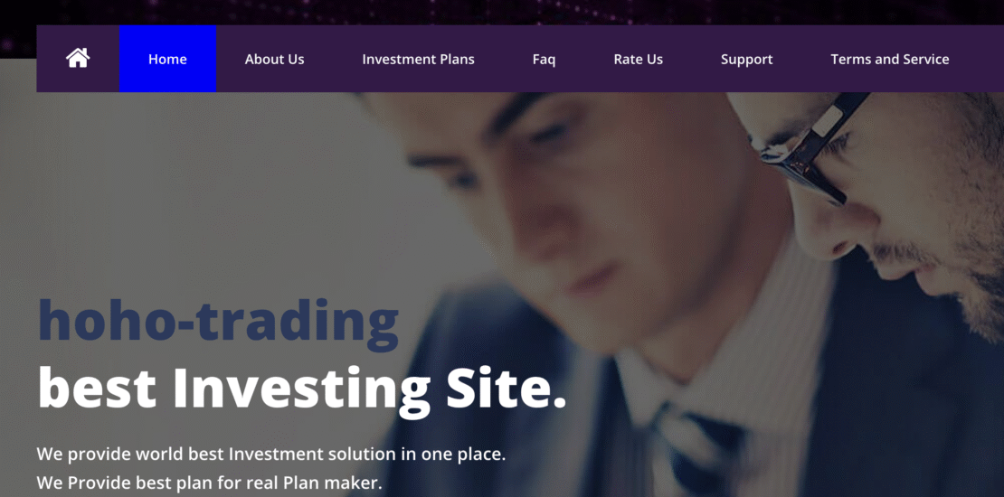 Hoho-trading.com Detail Scam Review