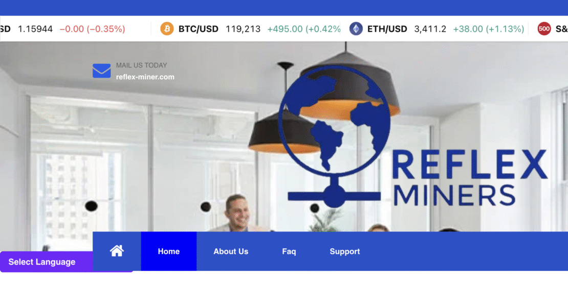 Reflex-miner.com Scam Exposed