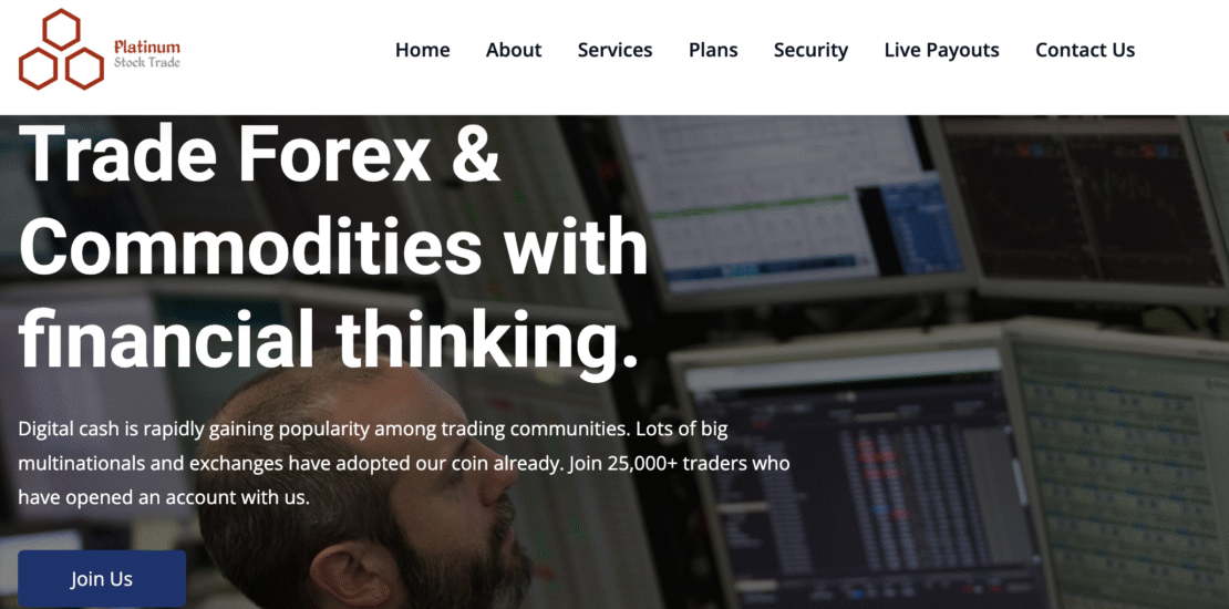 Platinumstocktrade.com Scam Review