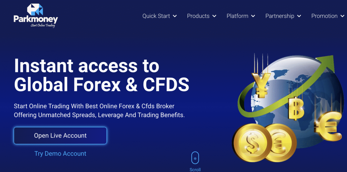 Parkmoneyfx.com Detail Scam Review
