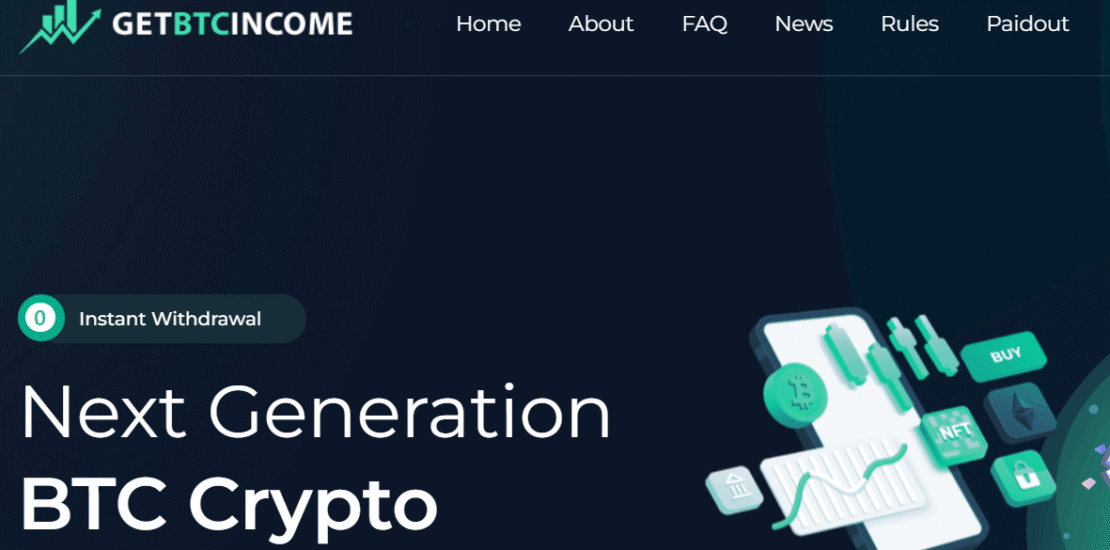 Getbtcincome.com - Elaborate Crypto Scam