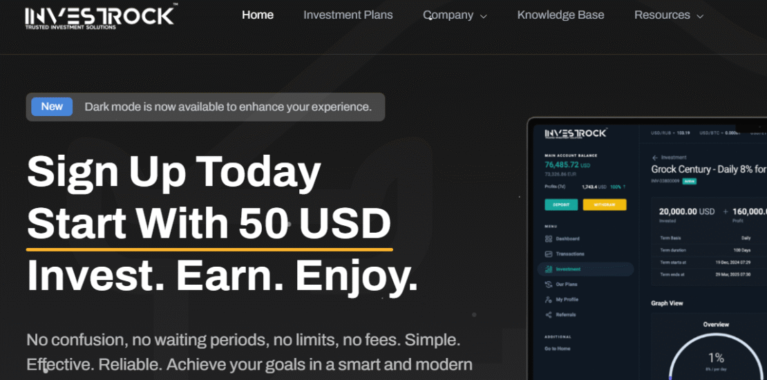 Investrock.is Scam Review