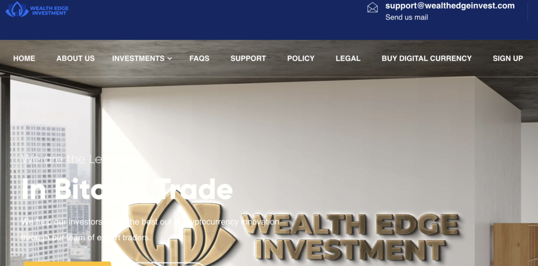 Unmasking Wealthedgeinvest.com Scam