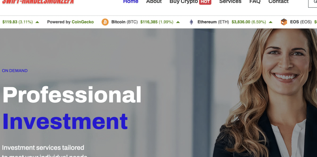 Swift-handelsmunzefx.live Scam Review