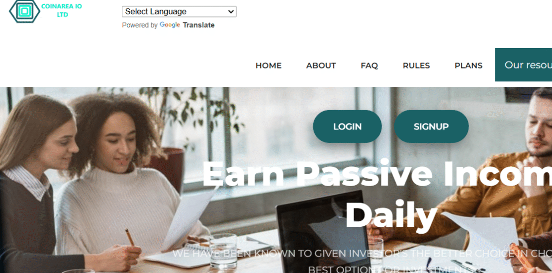 Coinareaioltd.com - Crypto Investment Scam Exposed