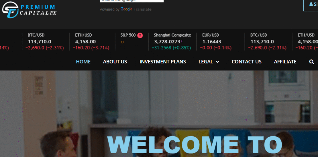 Premiumcapitalfx.ltd - A Crypto Investment Scam