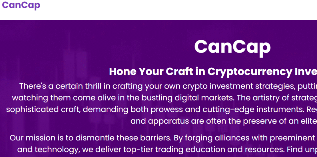 Unpacking CanCap-app.com Scam