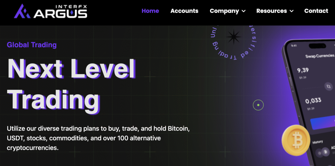 Argusinterfx.com Concise Scam Review