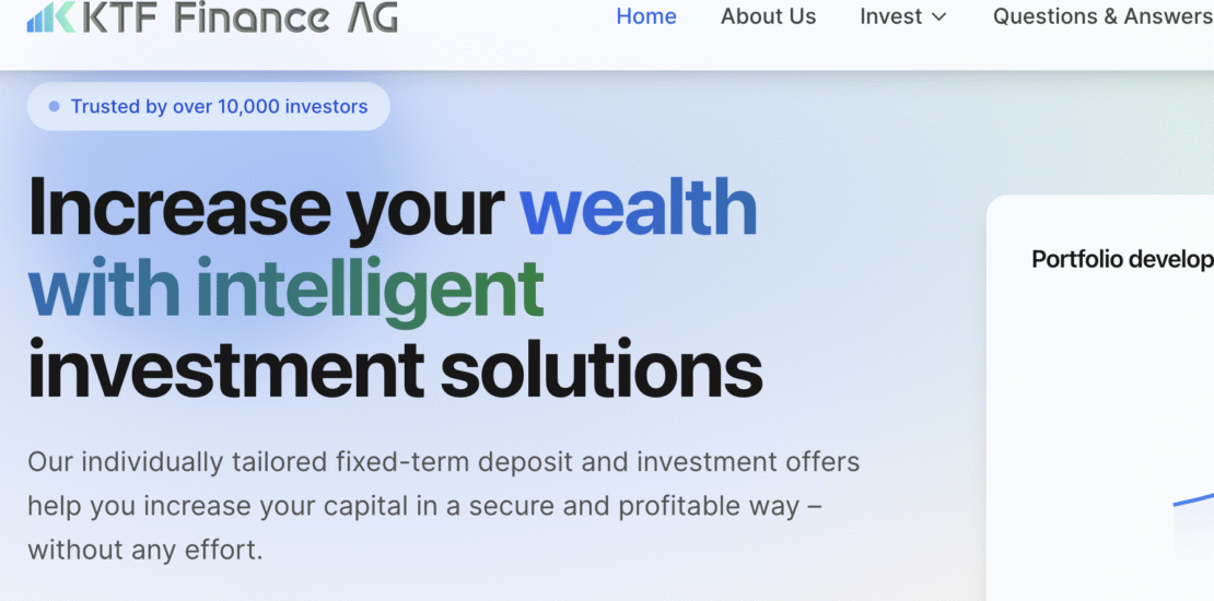 Ktf-financeag.com - Investment Scam Alert