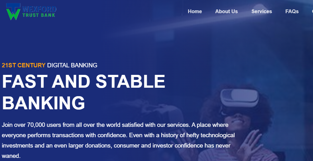 Wexfordtrustbank.net - Investment Scam