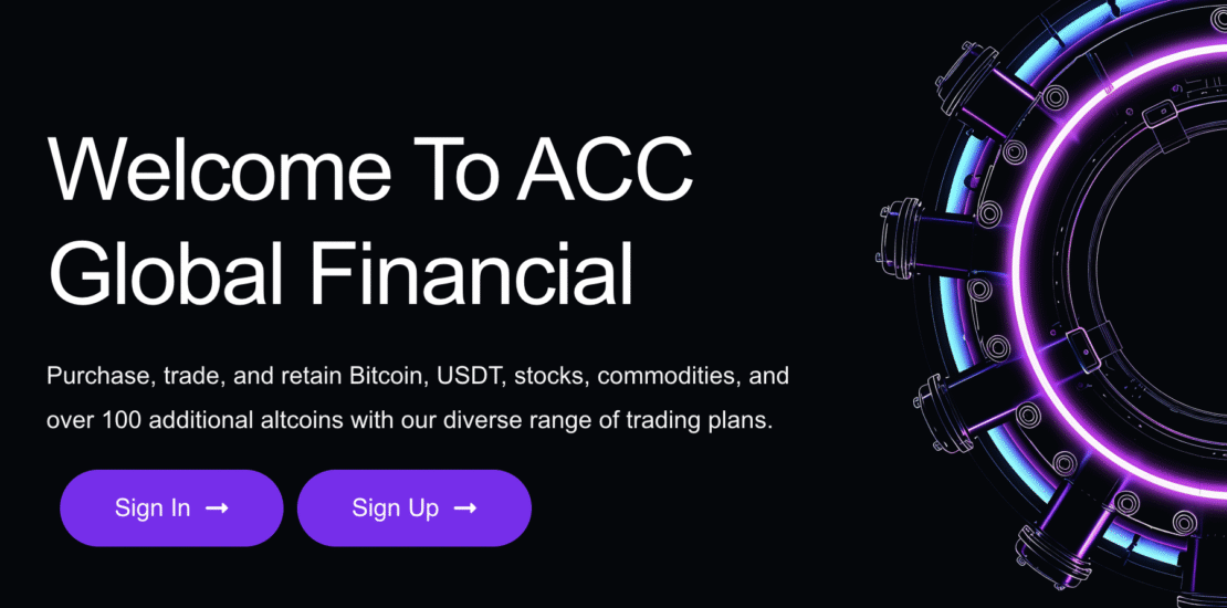 Accglobalfinltd.com - Crypto Trading Scam