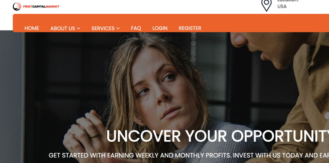 Firstcapitalmarket.com - A Crypto Investment Scam