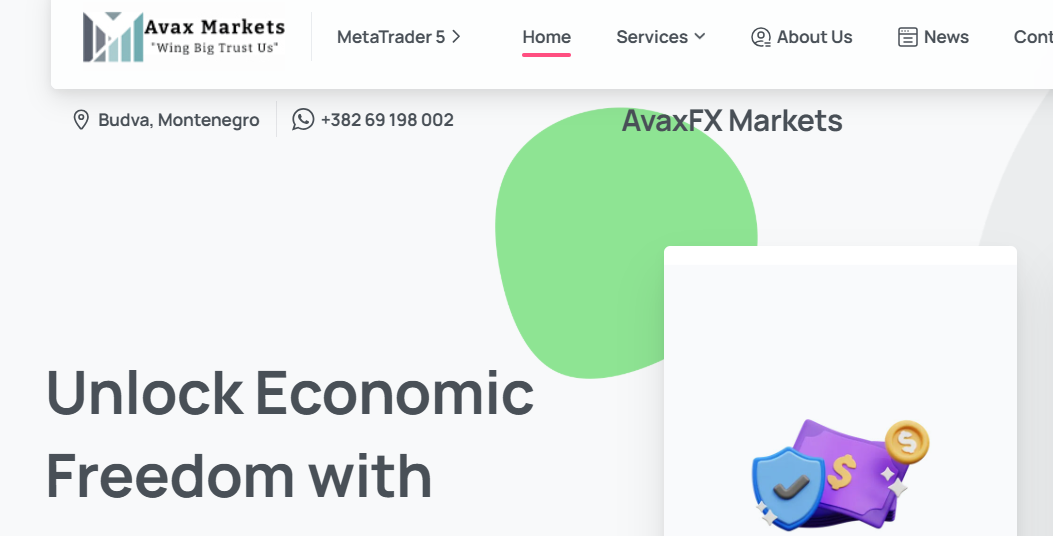 Avaxfxmarkets.com - Crypto Investment Scam
