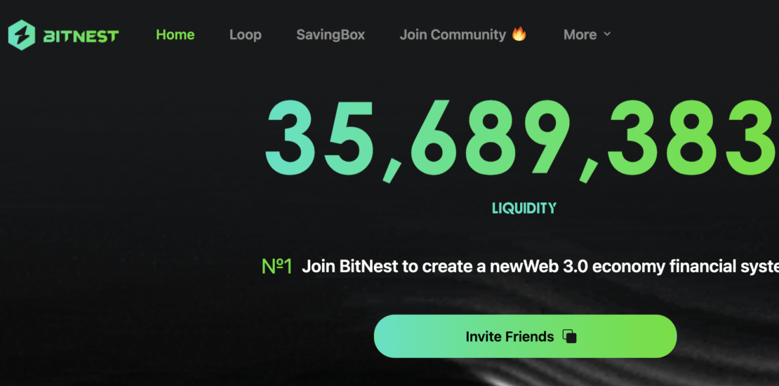 Bitnest.me Review - Liquidity Farming Scam