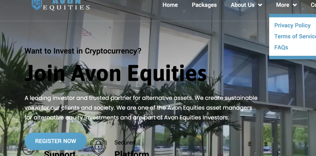 Avonequitiesltd.com - Crypto Scam Alert