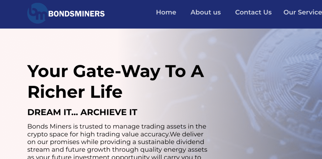 Bondsminers.ltd – Crypto Mining Scam
