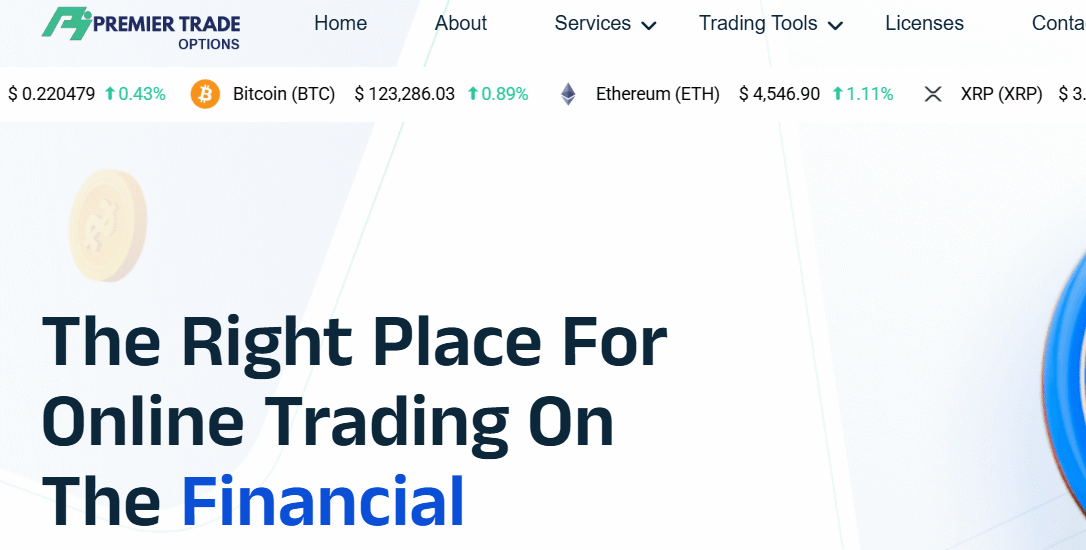 Premiertradeoptions.com Scam Review