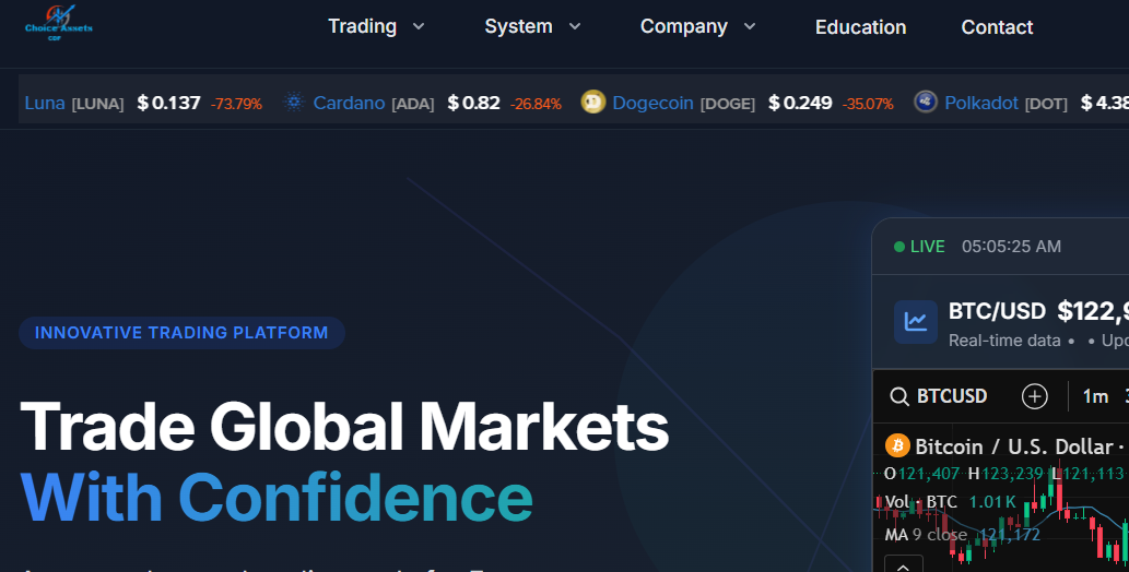 Unveiling Choiceassetscfds.live Scam