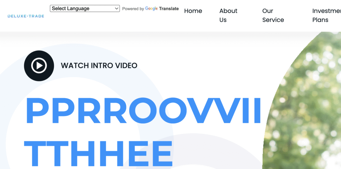 Deluxe-trade.top – A Scam to Watch Out For