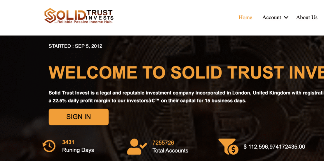 Solidtrustsinvest.com – Scam Broker Alert!