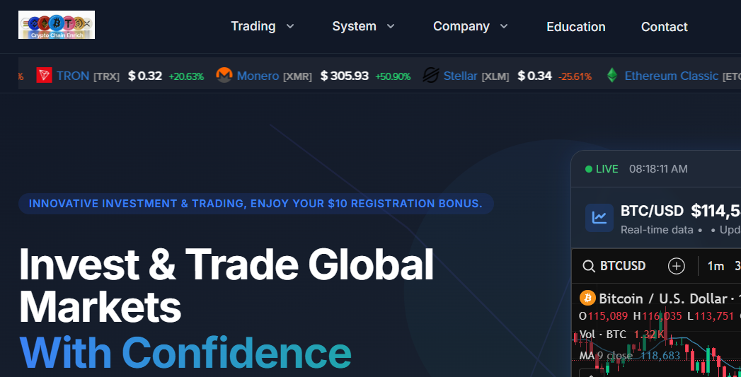 Cryptochainenrich.com Scam Unmasked