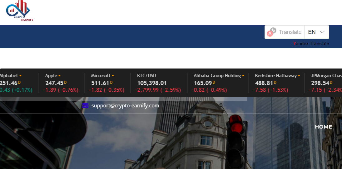 Crypto-earnify.com Detailed Scam Review