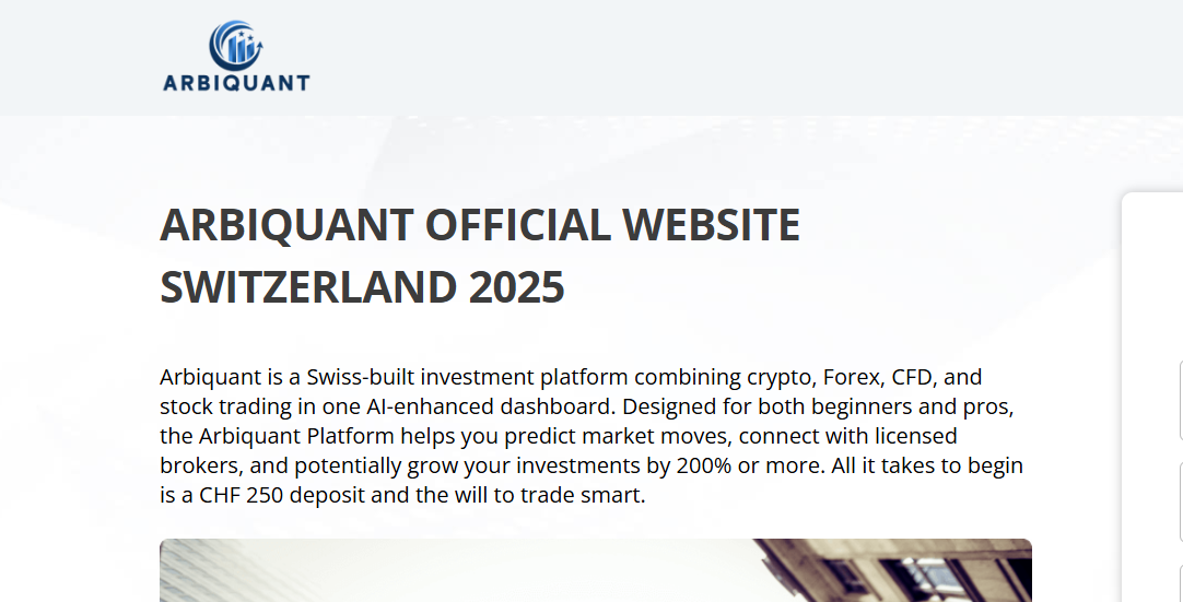 Arbiquant-official.com – Crypto Trading Scam