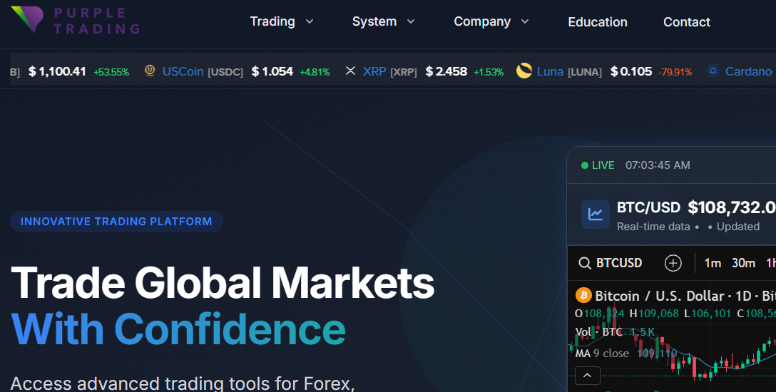 Purplefxtrading.org Concise Scam Review