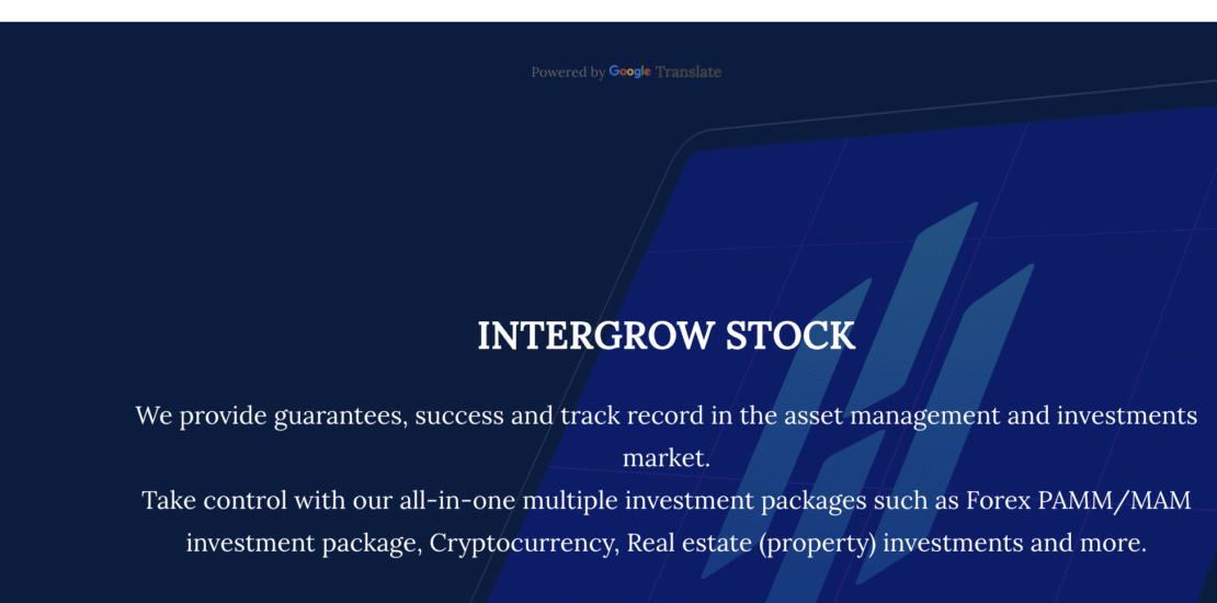 Intergrow-stock.com - Exposing The Scam