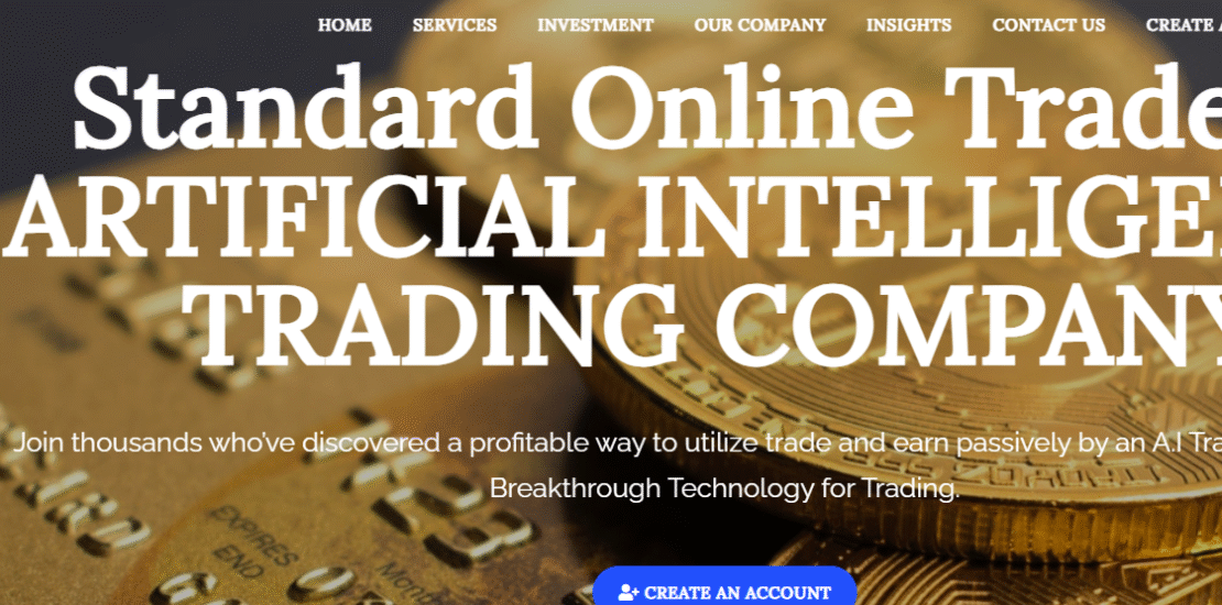 Standardonlinetradefx.com Scam Exposed