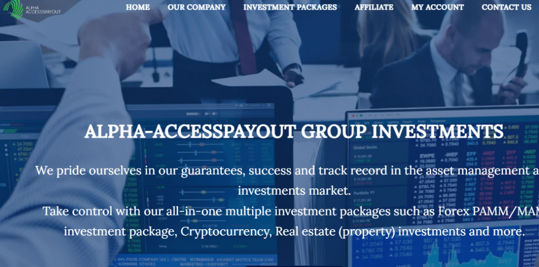 Alpha-accesspayout.xyz Fraud Review