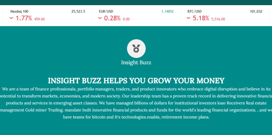 Insight-buzz.com - Investment Scam Warning