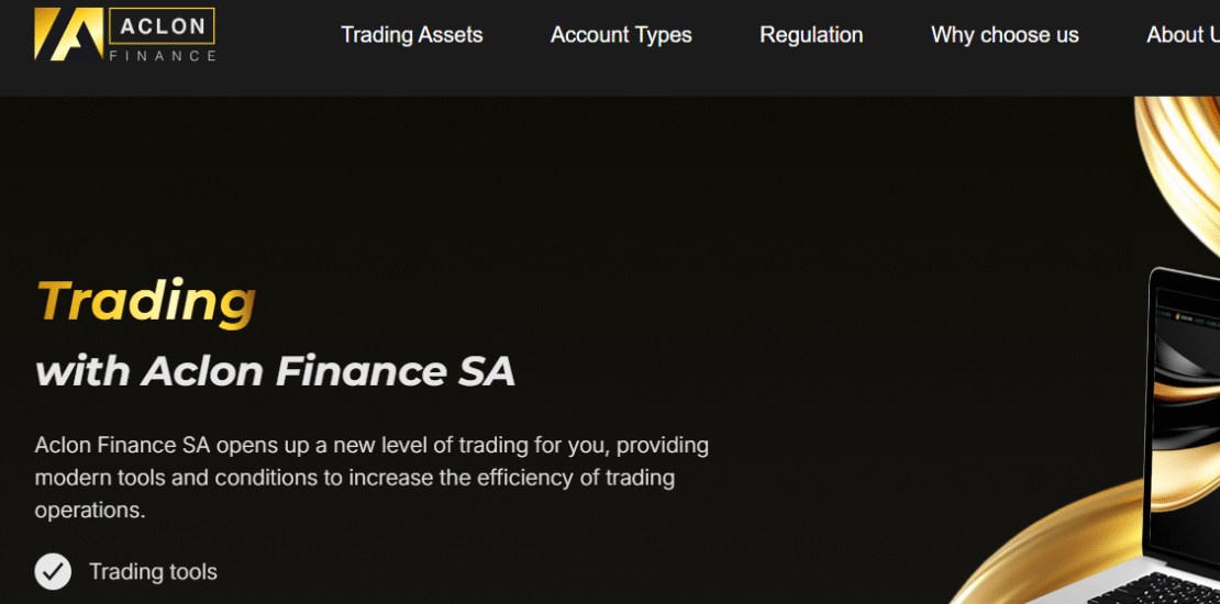 Aclon-finance.com – Crypto Trading Scam