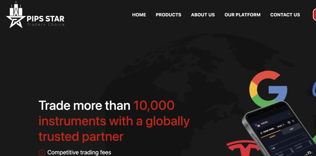 Pipsstar.com Detailed Scam Overview