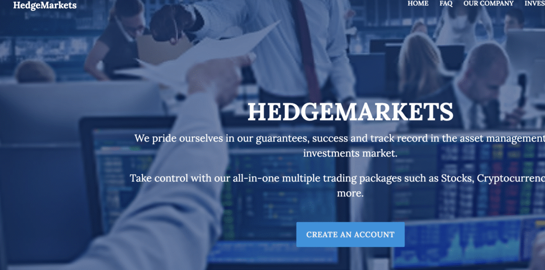 In-Depth Scam Review Of Hedgemarkets.live