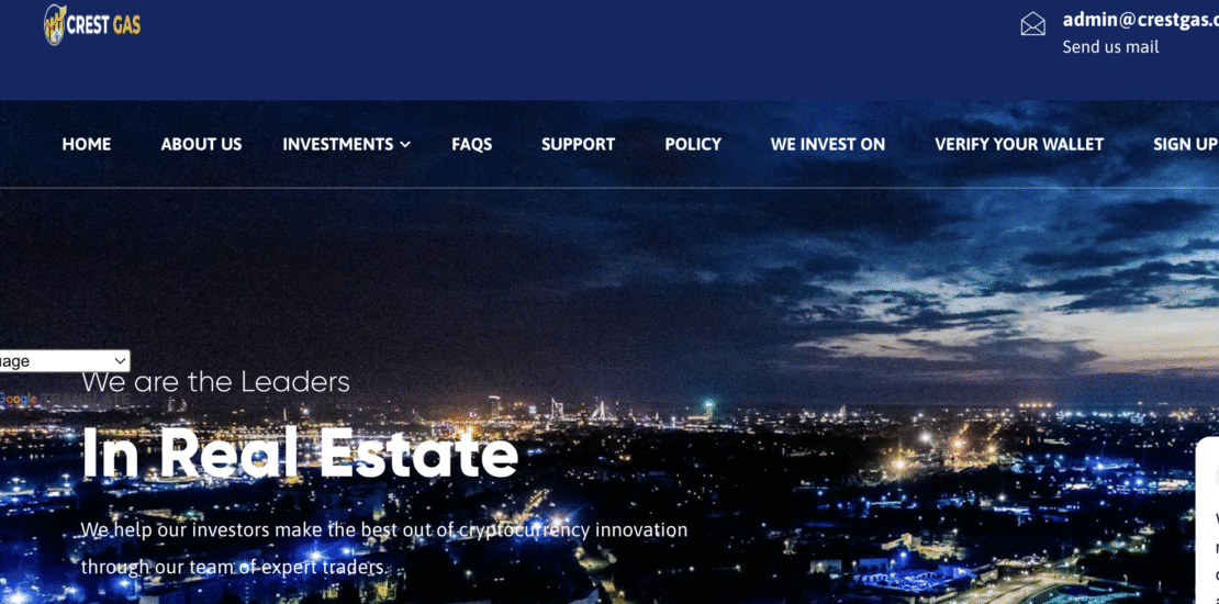 App.crestgas.org – Investment Scam Uncovered