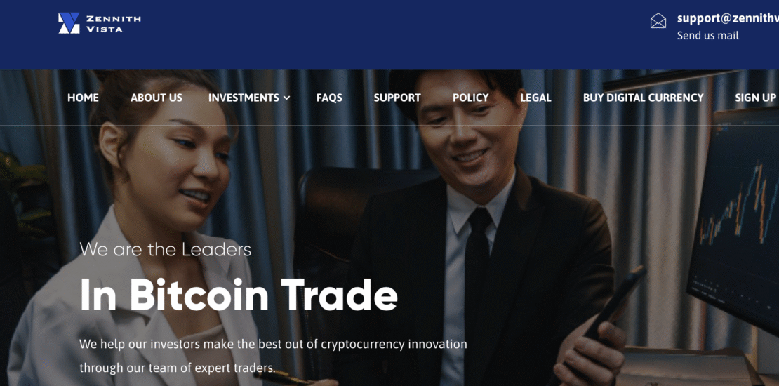 Zennithvista.com - Crypto Trading Scam Unmasked